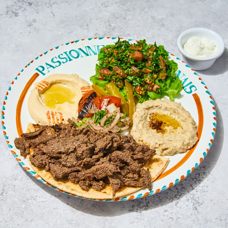 Boeuf rotie façon Chawarma - karamna -paris
