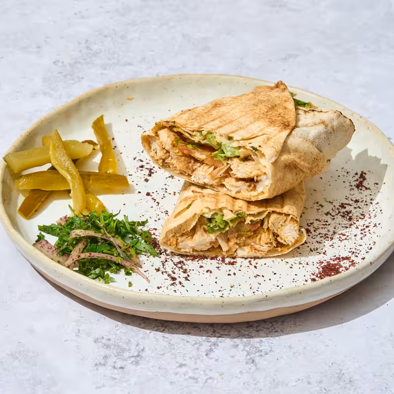 Sandwich Chawarma Poulet - karamna paris